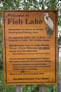 Fish Lake Hancock WI