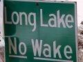 No Wake Lake