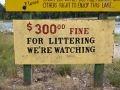 Fine for Littering Fine for Littering