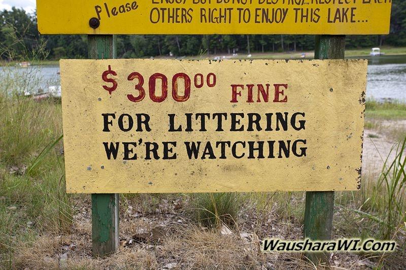 Fine for Littering Fine for Littering