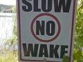 No Wake Wisconsin Lake