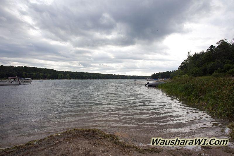 Fish Lake WI East Boat Launch Waushara County Central Wisconsin