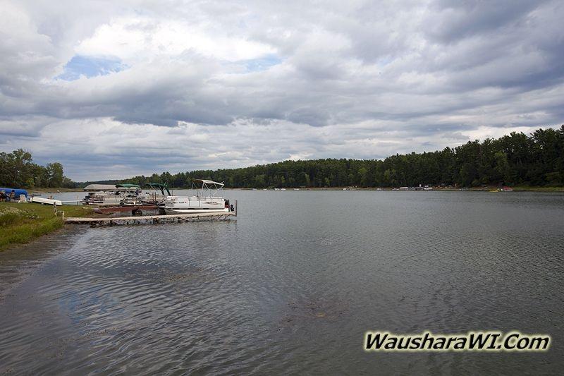 Fish Lake WI West Boat Launch Waushara County Central Wisconsin