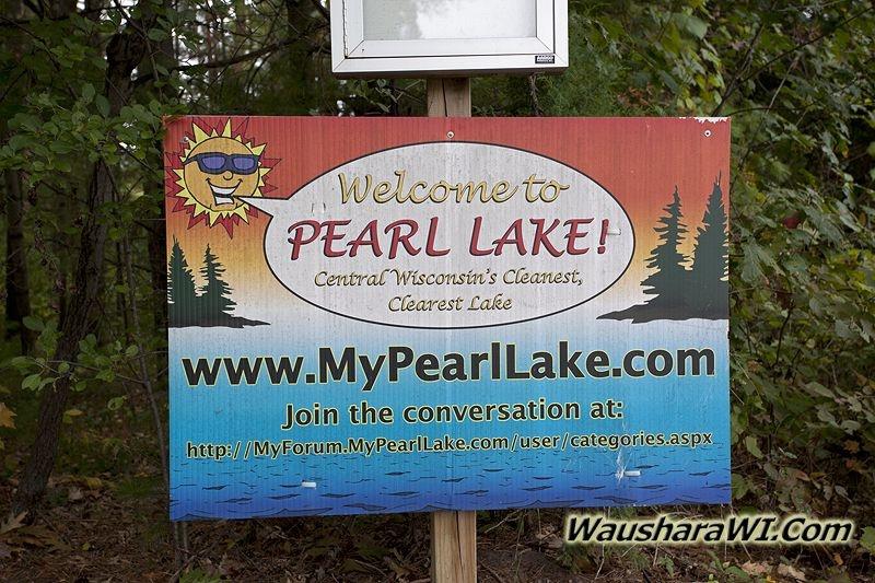 Pearl Lake WI Waushara County Central Wisconsin VERY CLEAR LAKE