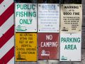 Public Fishing No Camping