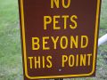 No Pets Beyond This Point