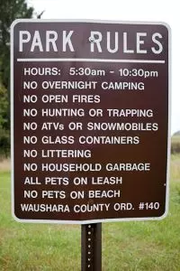 Lake Alpine Park Rules